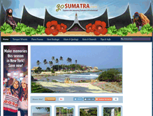 Tablet Screenshot of gosumatra.com